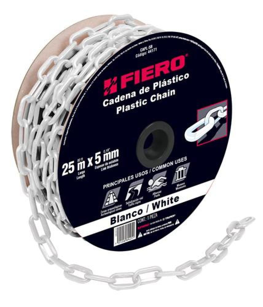 Cadena Plastica 5 Mm X 25 Mt Blanca Fiero 44171 Fiero Capl 5b Walmart En Línea 1939