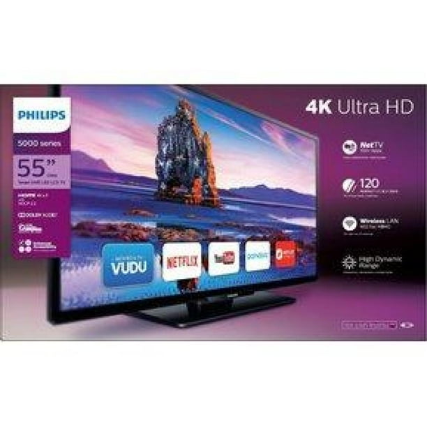 Tv Philips 55‘‘ 1080P 60Hz Smart Tv ,55Pfl5602F7 Philips 55PFL5602F7