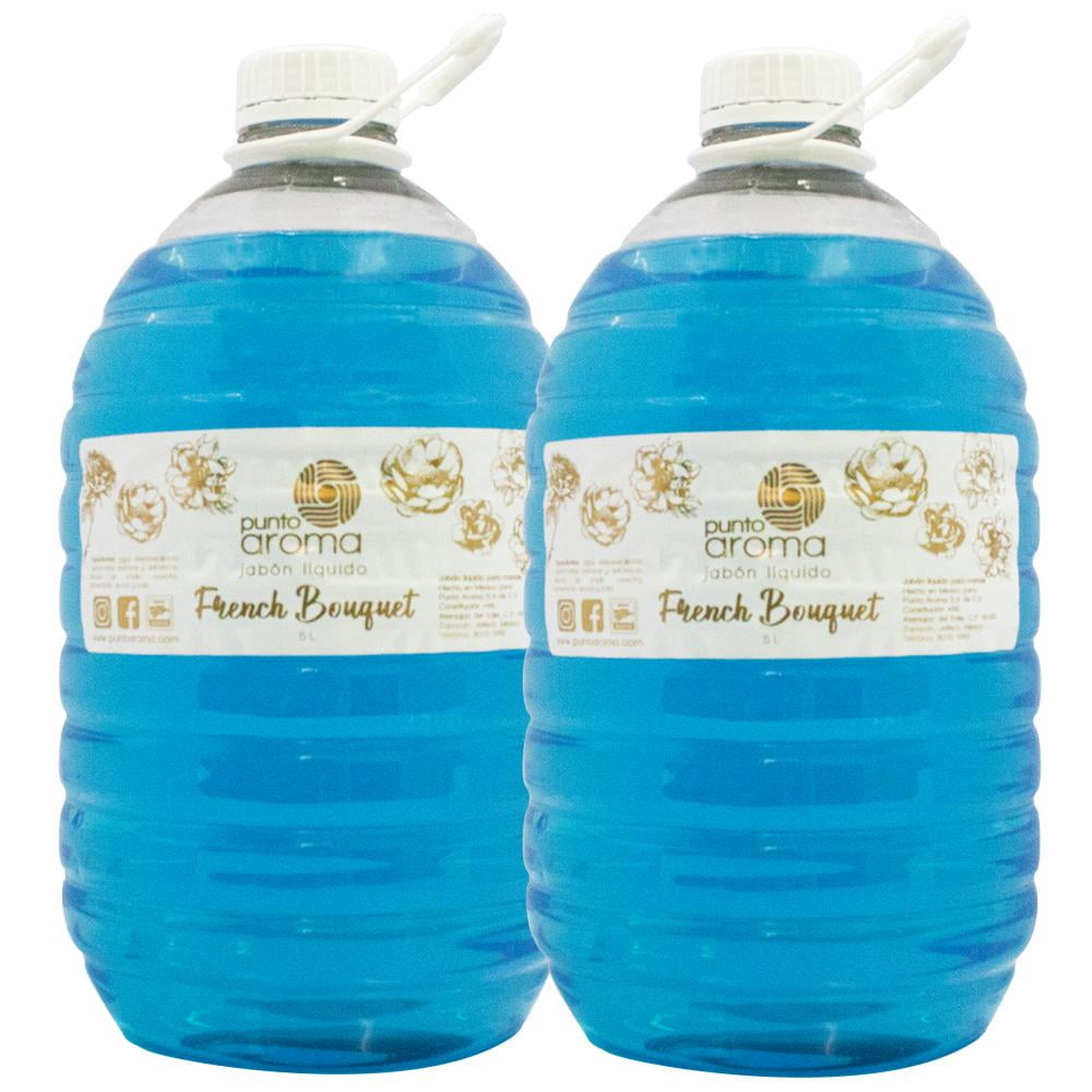 Jabón Para Manos Punto Aroma Liquido French Bouquet 5 Litros 2 Piezas