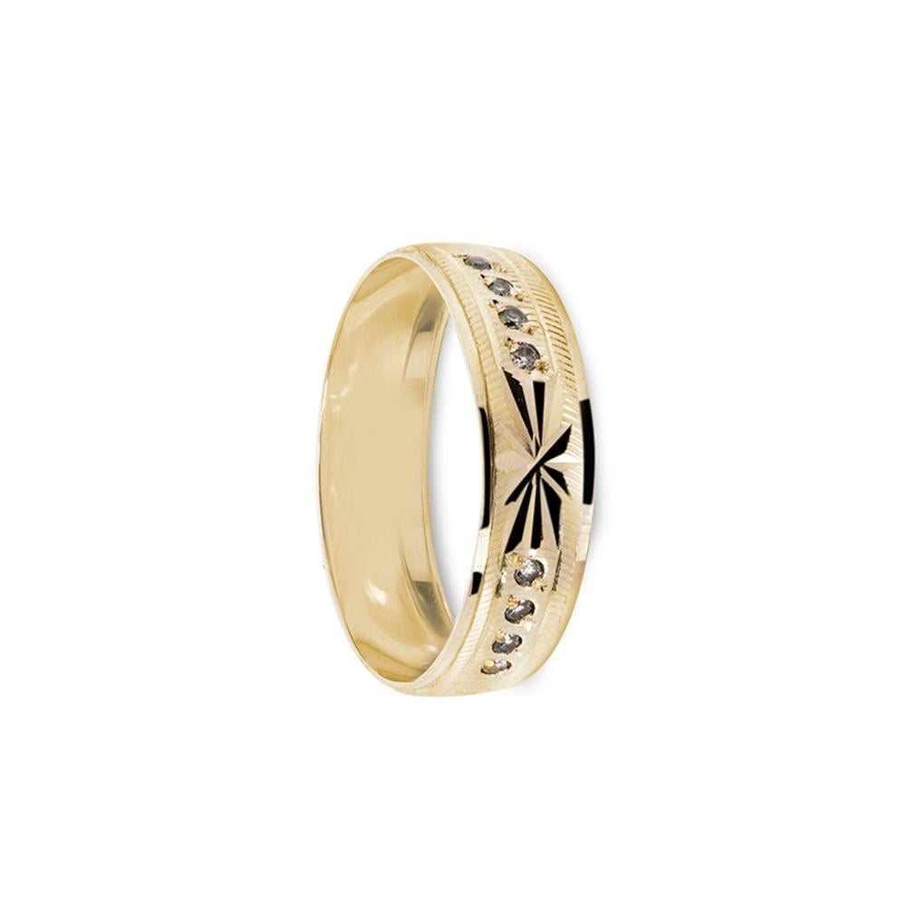 Argolla de matrimonio Amore Mio WB 114 de Oro amarillo de 14k