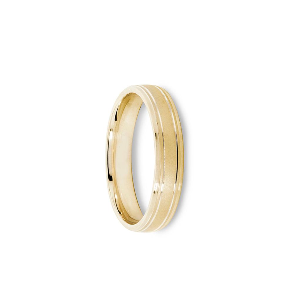 Argolla de matrimonio Amore Mio WB 122 de Oro amarillo de 14k