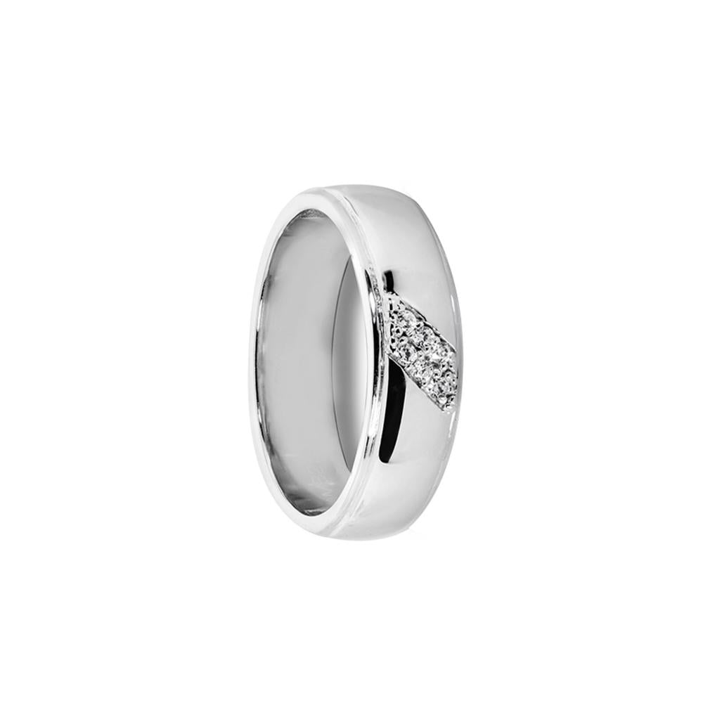 Argolla de matrimonio Amore Mio WB 72 de oro de 14kt Talla 11.5