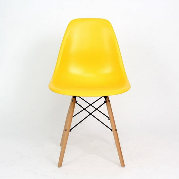 Silla Réplica Eames Amarilla Mira 605018/900001 Bodega Aurrera en línea