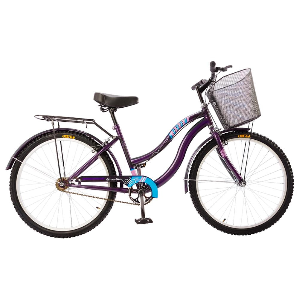 BICICLETA R. 24 DAMA MORADO PREMIUM Kingstone CHERRY 24 Walmart