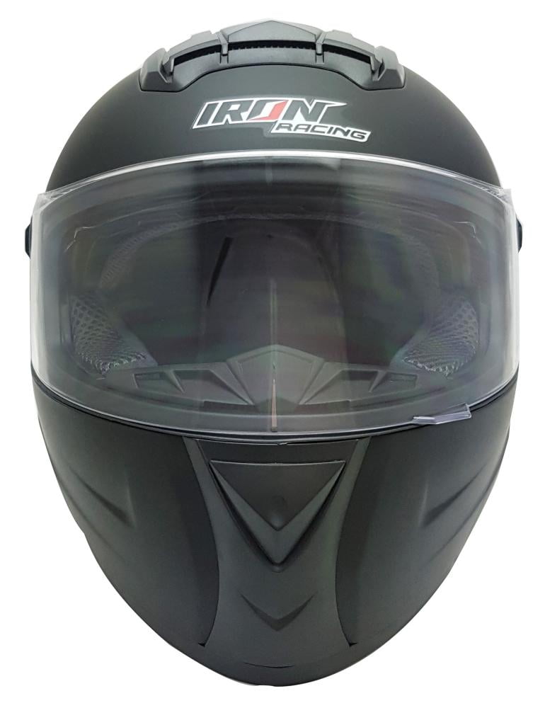 Casco iron discount racing negro mate