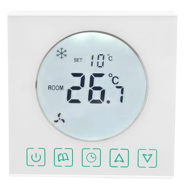 AC220V Termostato de calefacción por suelo panel de controlador de  temperatura del agua con pantalla LCD, fontanería, panel de interruptor  inteligente