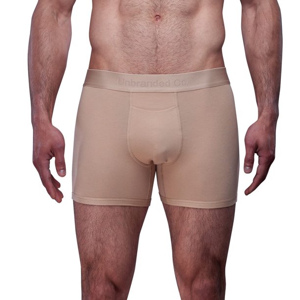 Boxer Para Hombre De Algod n Pima y Tela Spandex Unbranded Co Trunk Nude M 31 33