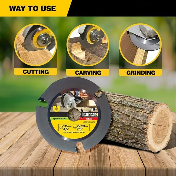 Cómo cortar madera con la amoladora /esmeril