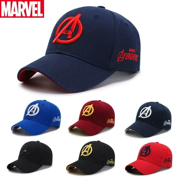 Gorra de beisbol hombre negro acrílico Marvel