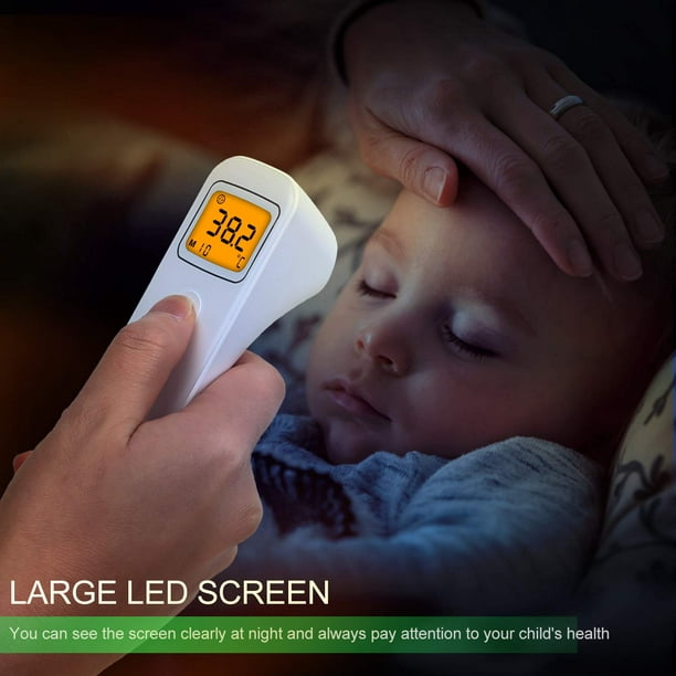 Termómetro de frente termómetro digital pantalla grande portátil blanco  para bebés y adultos ANGGREK Otros
