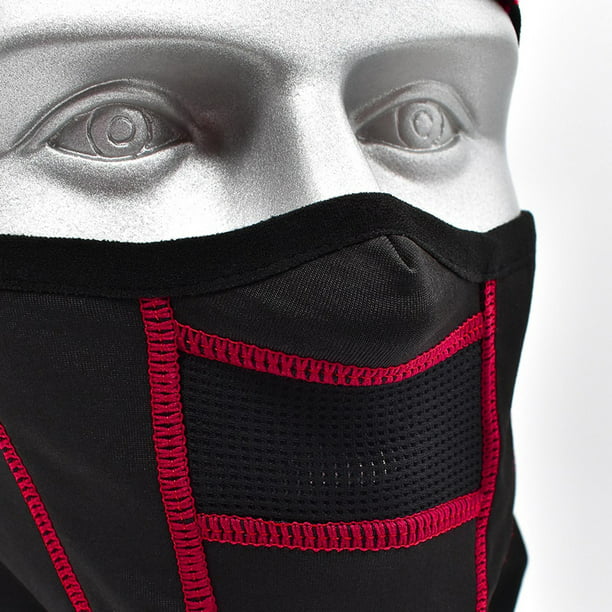 Máscara de esquí de cara de pasamontañas para hombres y mujeres - Bufanda  calentadora de cuello de c Soledad Calentador de cuello pasamontañas