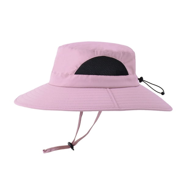 Sombreros de sol para hombres y mujeres, UPF 50+ ala ancha impermeable  Boonie Bucket Hat para pesca, senderismo, jardín, safari, al aire libre