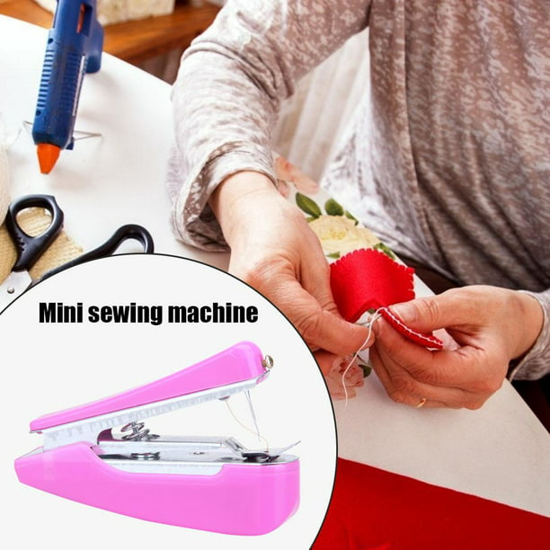 Mini máquina de coser Manual portátil herramientas de coser de