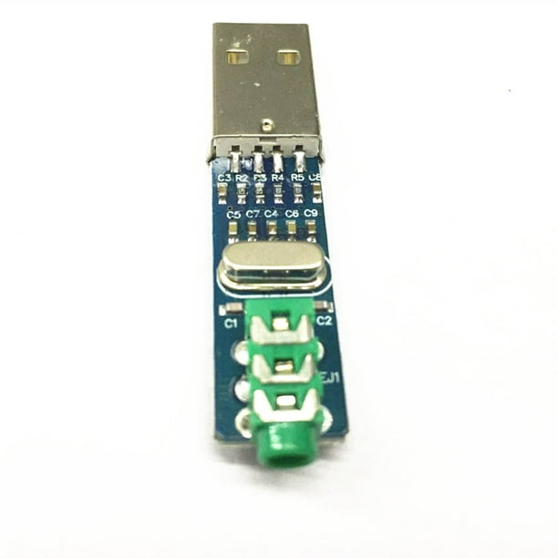Adaptador De .1 USB De Sonido Externa Con Audio Digital S / PDIF, Para  Computadora Portátil, Azul Macarena Tarjeta de sonido USB ABS