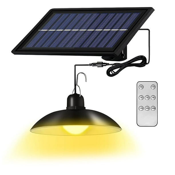 Lámpara Luces colgantes LED solares de araña remota de pared solar interior  impermeable al aire libre Ndcxsfigh Para estrenar