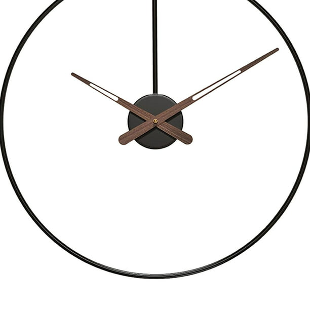 Reloj de pared Reloj de pared de lujo Diseño de estilo español Hermosa 14  pulgadas Decoración silenciosa Reloj de pén Color de madera Baoblaze Reloj  de pared
