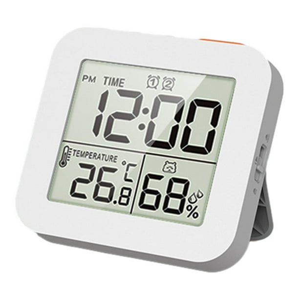 Reloj de ducha LCD impermeable para baño, cocina, temporizador de