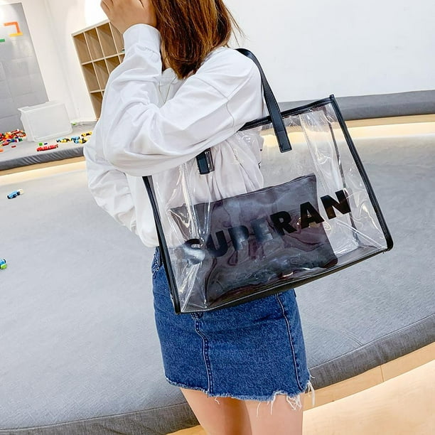 Bolsa elegante, moderna para mujer. Set de tres bolsas: de hombro