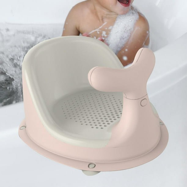 Asiento de Bañera para Bebé  Silla de baño plegable antideslizante para  bebé - Asiento de baño