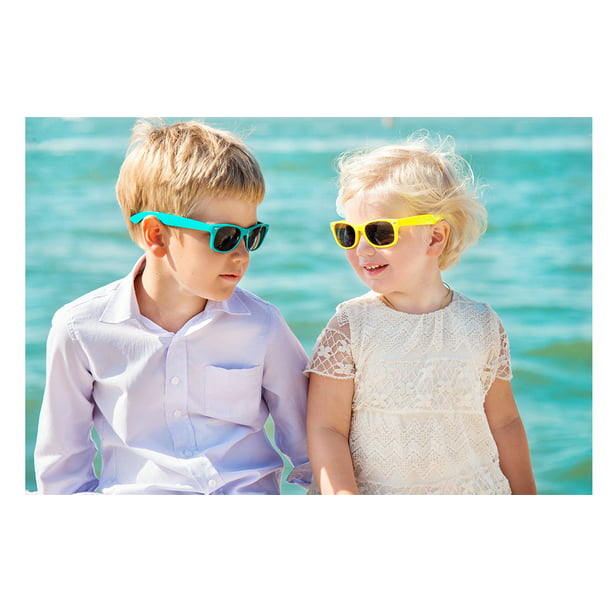 Gafas de sol polarizadas niños, marco flexible de goma para niños niñas de a 10 años Ormromra WMZL-1012 | Walmart en línea