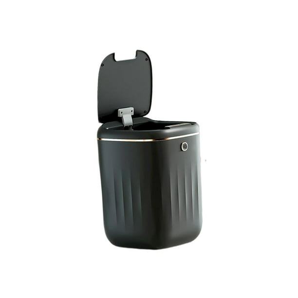 Cubo de basura 20L sellado eléctrico multiusos 3 modos cubo de basura  contenedor de basura Negro BLESIY Cesto de basura