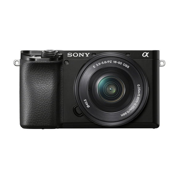 sony alpha a6100 cámara digital sin espejo con lentes de 1650 mm sony ilce6100lbcr