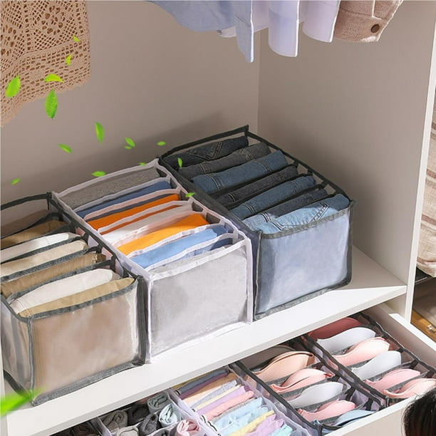 Armario organizador de ropa 2 piezas caja de almacenamiento