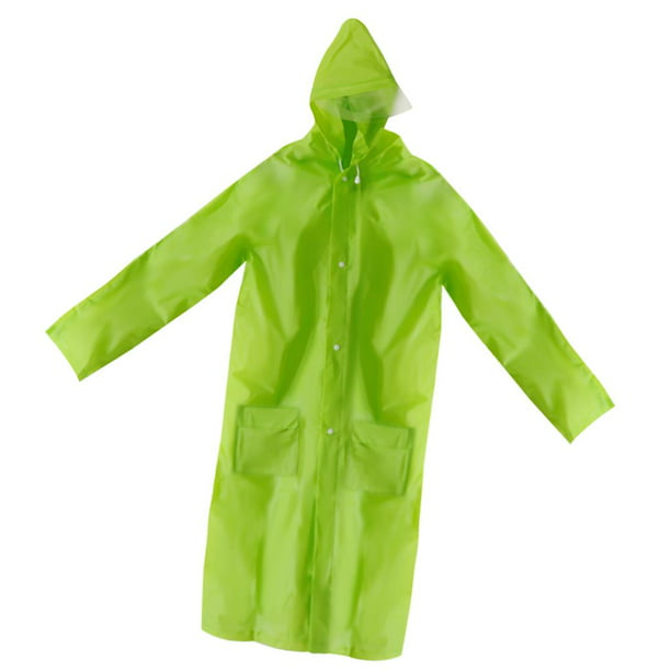 2 Impermeables Para La Lluvia Hombre Mujer Ponchos Con Capucha Verde  Impermeable