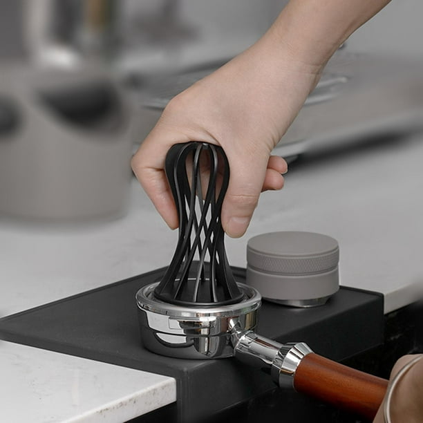 Herramienta de manipulación manual de espresso, accesorios de barista,  distribuidor de espresso profesional ligero, manipulación de cafés barista  para 58mm plano mayimx manipulación de café