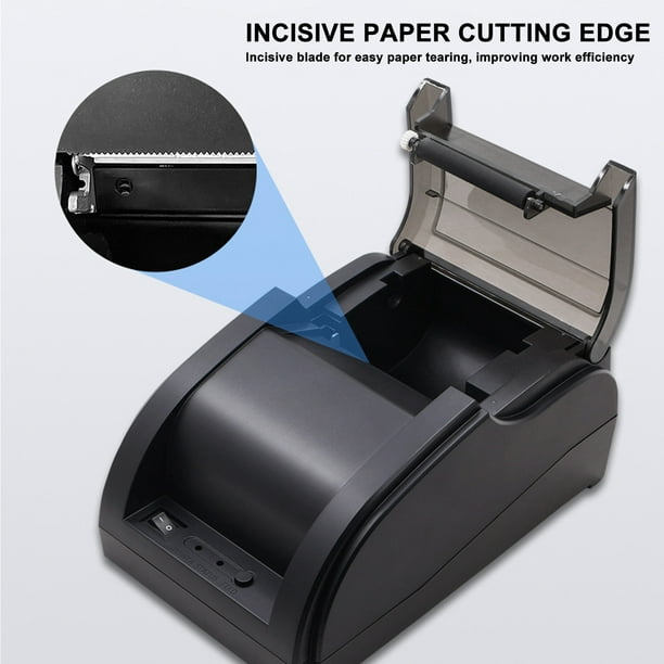 Impresora térmica de recibos USB 60-80mm/s Impresora de bolsillo compatible  con iOS TPV o ESC impresión rápida y corte automático Impresora pequeña  ANGGREK Otros
