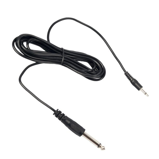 Cable de guitarra nuevo Cable de instrumento eléctrico bajo AMP Cable para guitarra  eléctrica, bajo, Audio profesion (1/4 pulgadas de ángulo a 3 metros  Baoblaze cable de bajo eléctrico