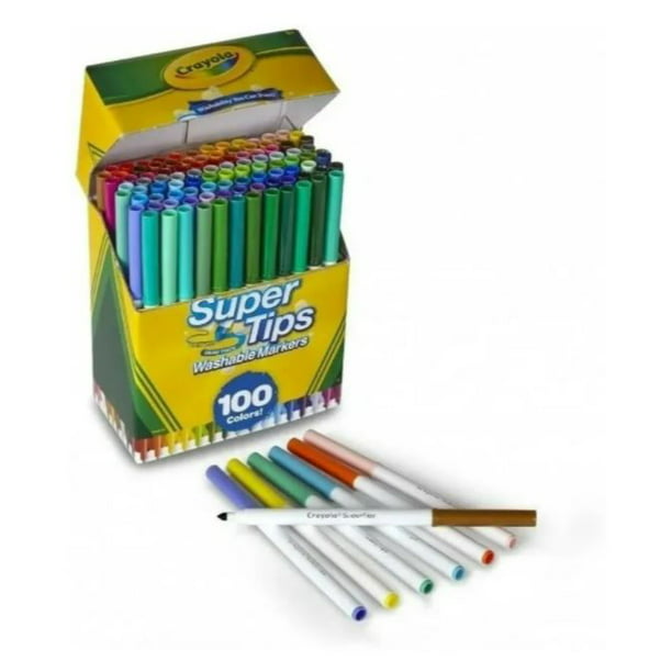  Plumones Super Tips Crayola   Piezas Crayola Super Tips