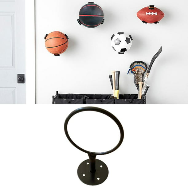 Soporte para pelotas de ejercicio | Organiza tu espacio | Estante de bolas  de pared | Soporte para pelota de yoga | Soporte de pared para pelota de