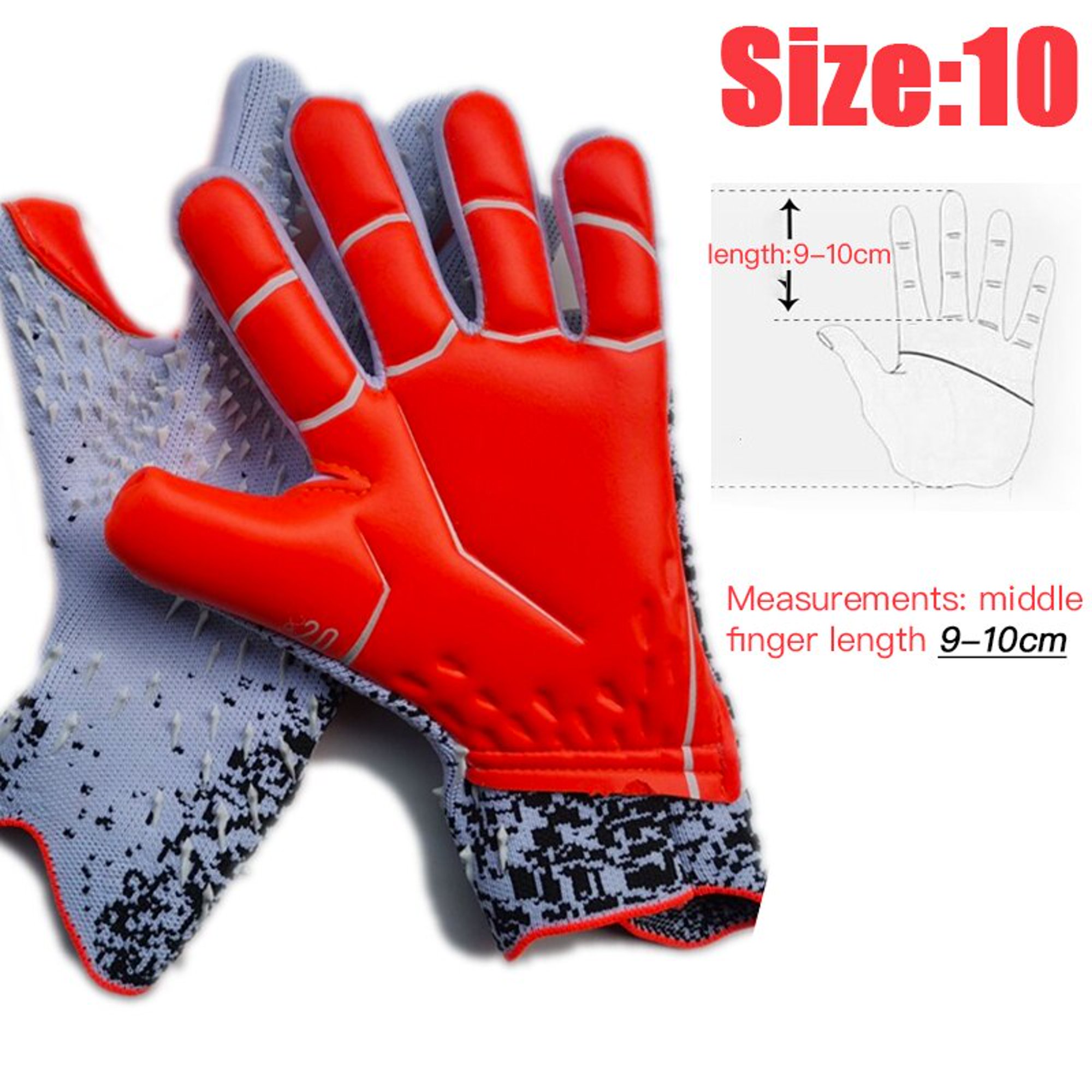 Guantes de portero de fútbol para niños, guantes de portero de fútbol para  niños, protección duradera Fivean unisex