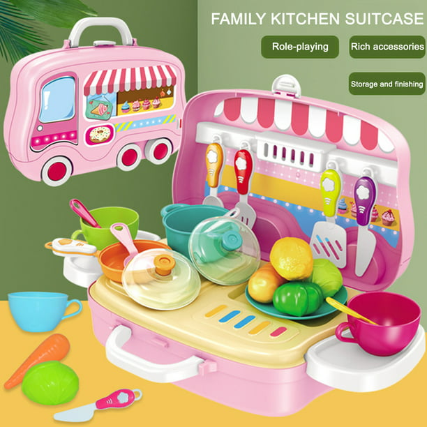 Casa de juegos para niños, juguete de cocina para niños y niñas, simulación  de cocina, juguete para jugar a las casitas, juego de cocina para bebés  Wmkox8yii shdjk6205