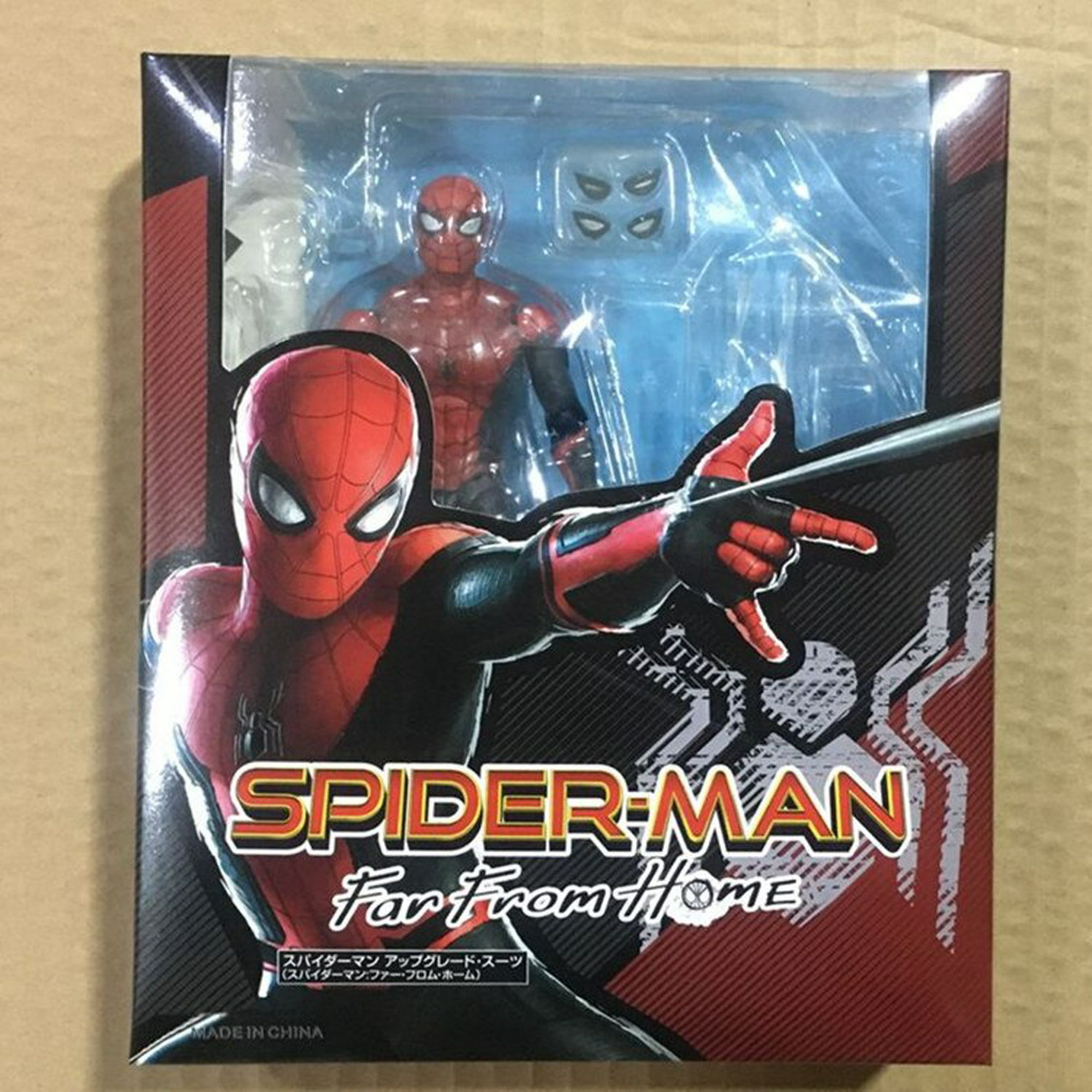 Figura de Spiderman de acero de Marvel hecha a mano, muñeco súper móvil  Shf, regalo de juguete para niños Fivean unisex