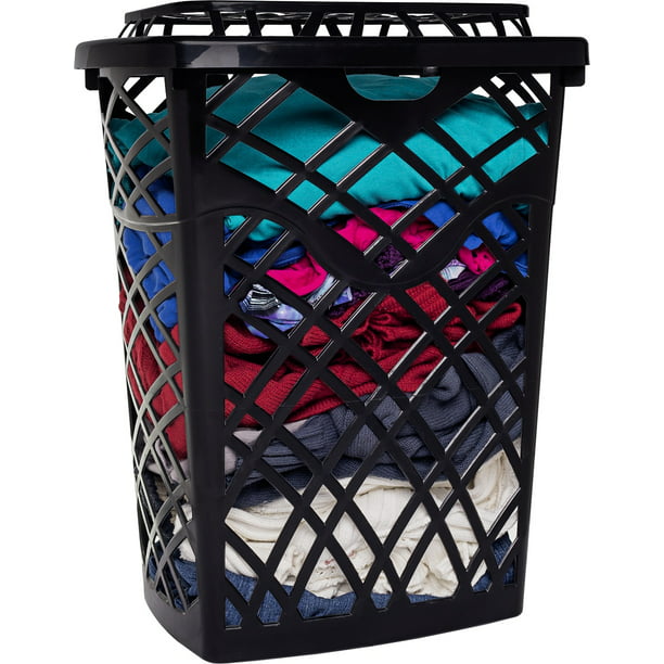 Cesto para ropa sucia con tapa de 30 Litros Jaguar Plasticos Organización de  Hogar