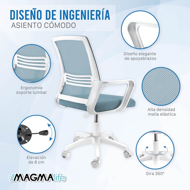 5 Stars United - Cojín de asiento para silla de oficina, espuma  viscoelástica, alivia el dolor de la espalda, cojín elevador para  automóvil, silla de