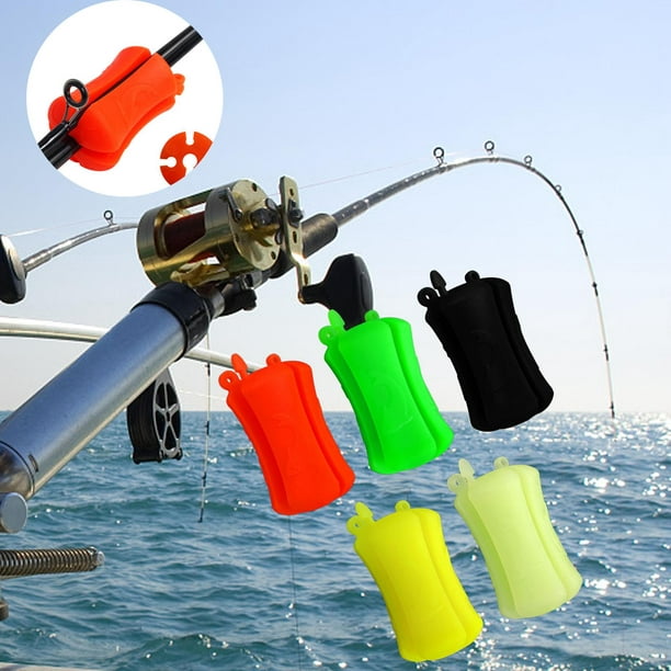 Bolas fijas para caña de pescar Caña de pescar portátil de 5 piezas,  extractor de varilla protectora de bola fija, accesorios de pesca, bolas de  paquete para suministros de pesca