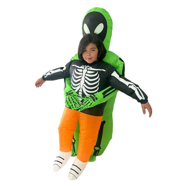 Disfraces de Halloween para adultos y niños, disfraz inflable de Alien para  carnaval, disfraz de monstruo para fiesta, Unisex