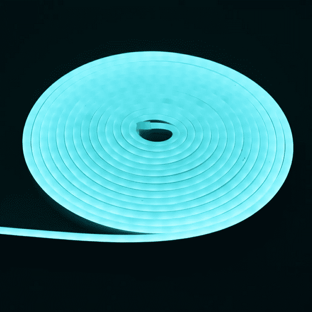 Tira de luz LED neón flexible strip light 5 metros de largo (Azul Hielo)  Yasuhisa DP-1042-AzulHielo