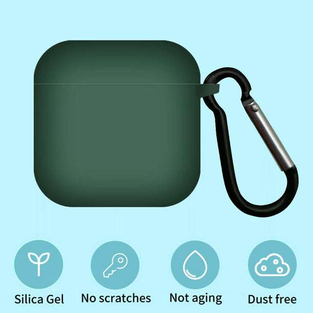 Funda protectora de gel de silicona para cascos auriculares Apple