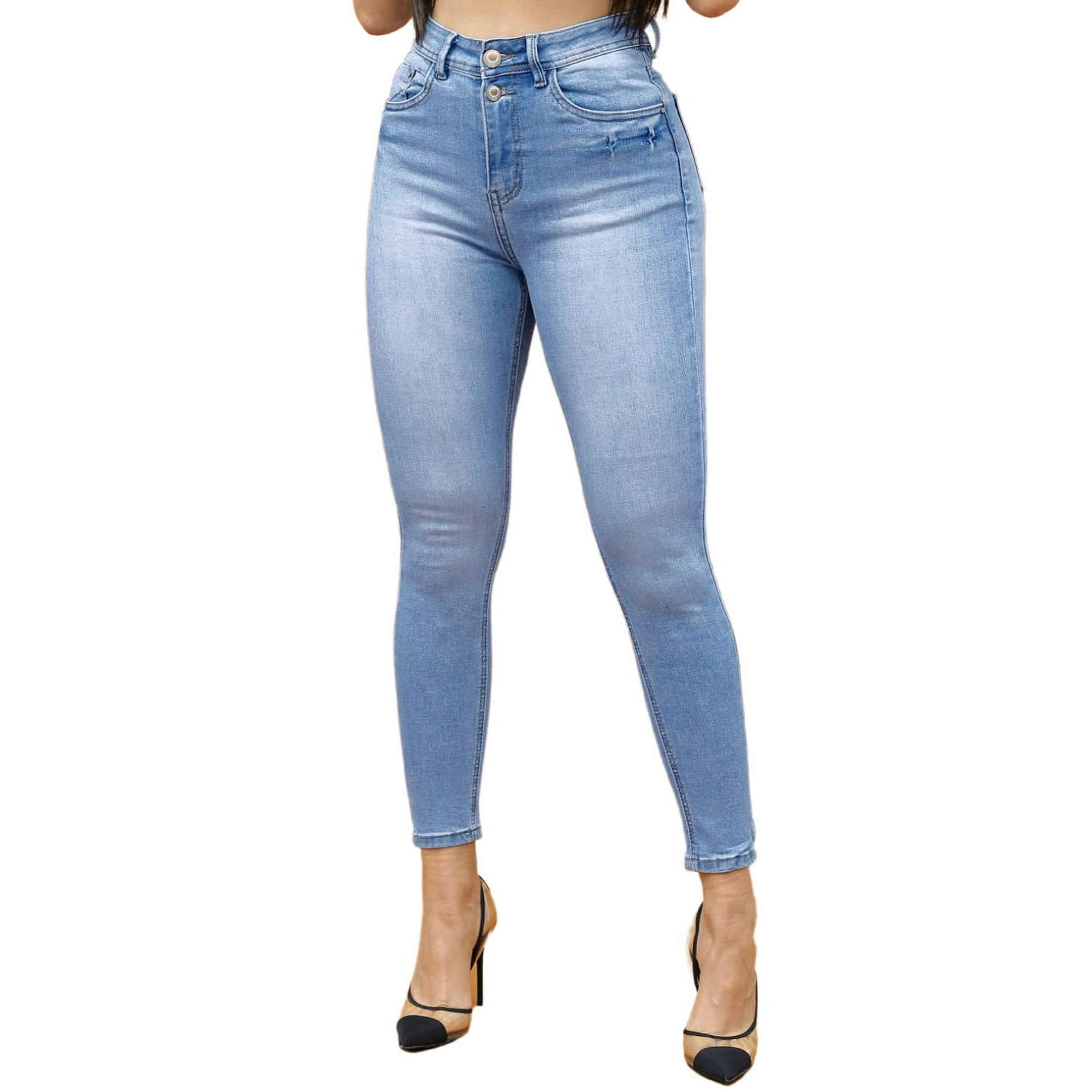 Jeans Kyrath Skinny Color Azul Para Mujer
