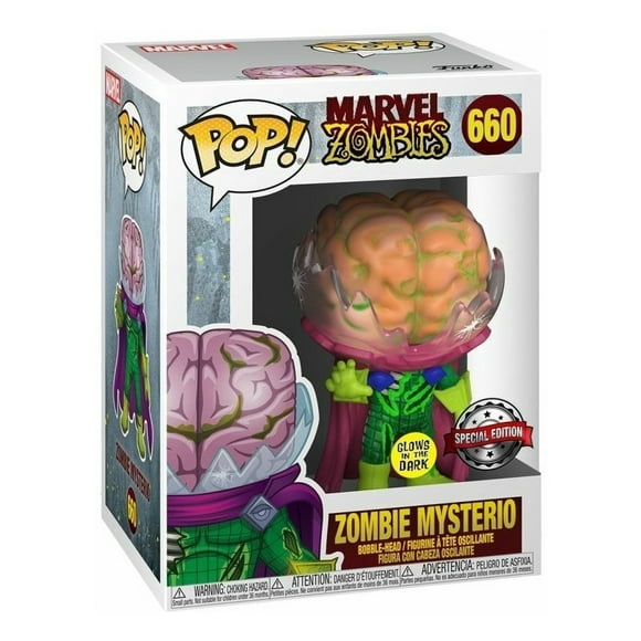 funko pop marvel zombies  mysterio glow in the dark 660 funko funko pop