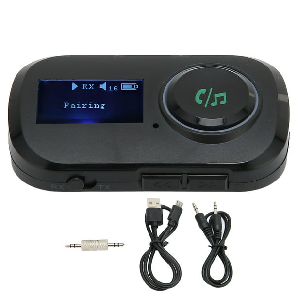 Adaptador Bluetooth transceptor Bluetooth de baja latencia estéreo Hi Fi 2  en 1 con Matrix Sceen para televisores para MP3 para PC