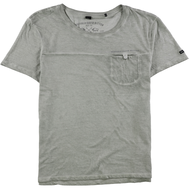 Buffalo David Bitton Playera b sica con bolsillo para hombre