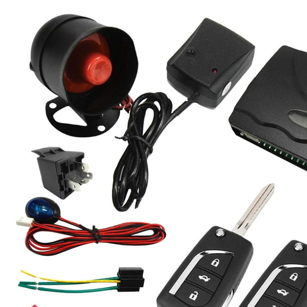 Sistemas de alarma antirrobo, sistema de alarma de coche con cerradura  automática de puerta inteligente con arranque remoto para autos de  combustible