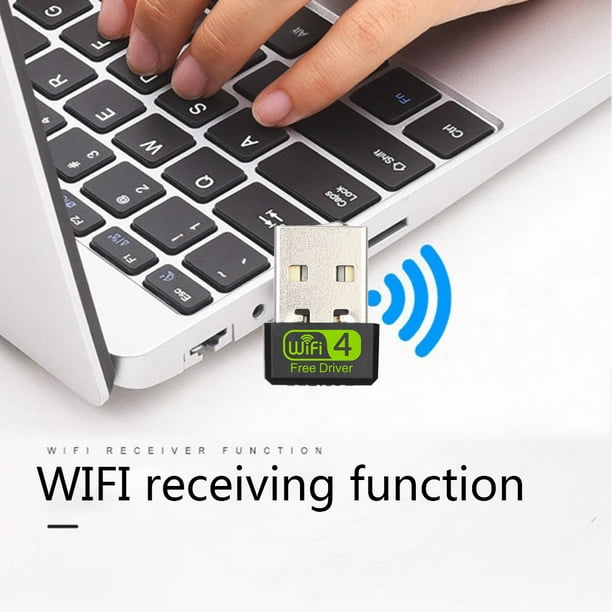 Tarjeta de red inalámbrica de 150 Mbps, controlador gratuito, Mini adaptador  WiFi USB para PC de escritorio