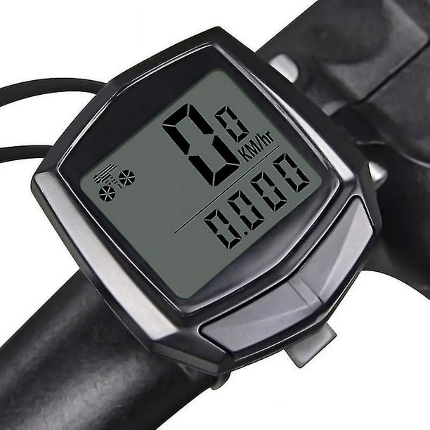 Velocímetro de bicicleta, velocímetro de bicicleta, odómetro con pantalla  LCD, velocímetro preciso