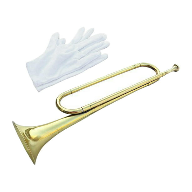 Juego de 2 trompetas para niños, instrumento de latón para regalos de  niños, juego de trompeta